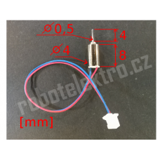 Motorek stejnosměrný, mikromotorek